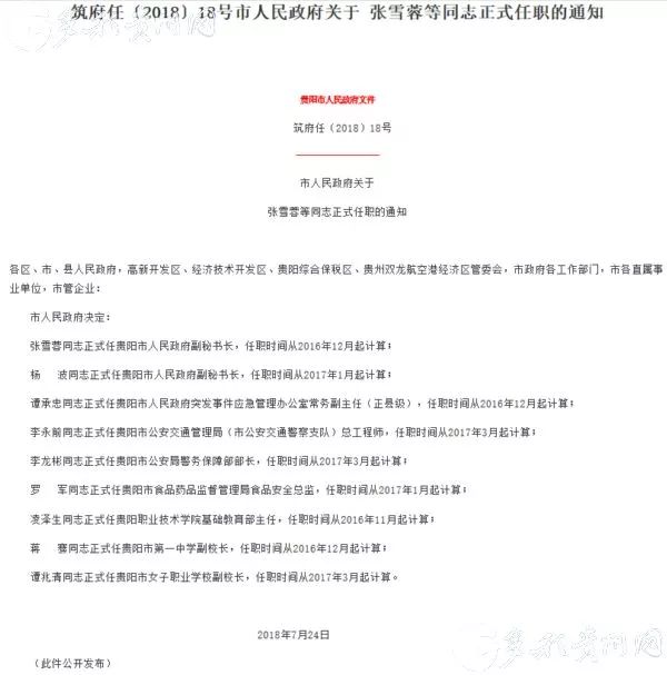 貴陽市最新干部任免,貴陽市最新干部任免動(dòng)態(tài)